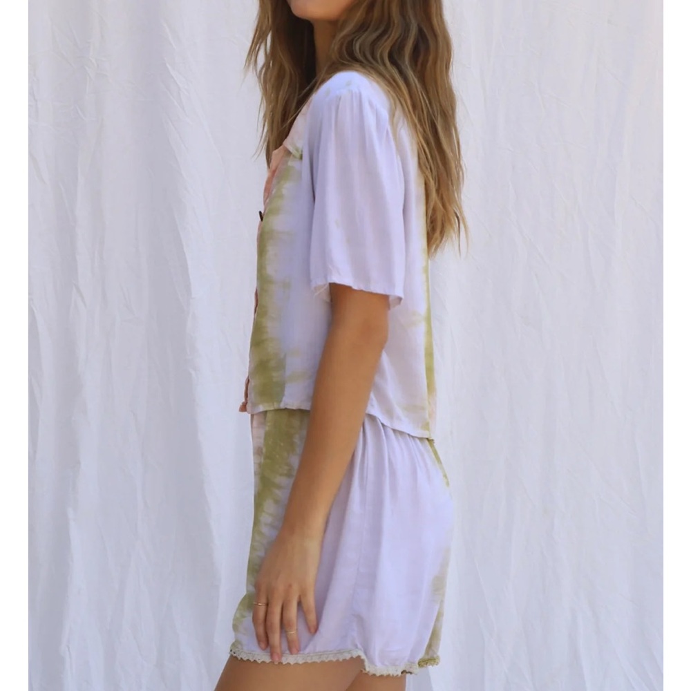 Tie dye Rio Tafni shirt/shorts set - Picture 3 of 4